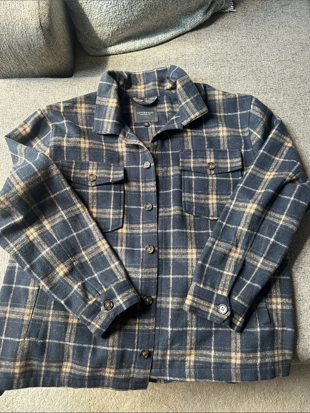 Liverpool women’s flannel shirt jacket